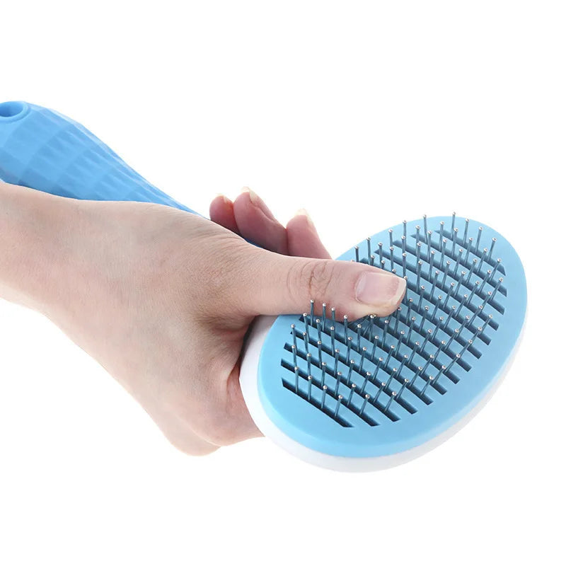 Pet Dog Hair Brush - Stainless Steel Comb for Long Hair Dogs