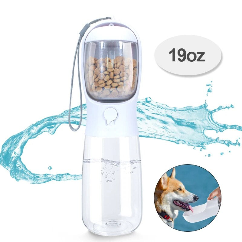  Portable Pet Dog Water and Food Bottle 