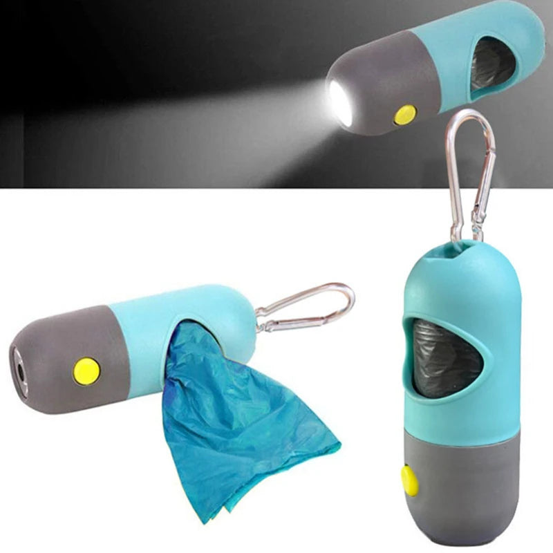 Portable Dog Poop Bags Dispenser Trash Sack Case Carrier Outdoor Garbage Storag Box for Cat Puppy Pet Waste Bag Holder Supplies