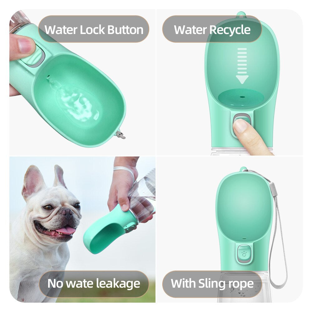 Portable Dog Water Bottle for Small Large Dogs or Cats 