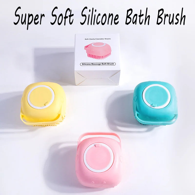 Silicone Bath Brush for Small and Large Dog 