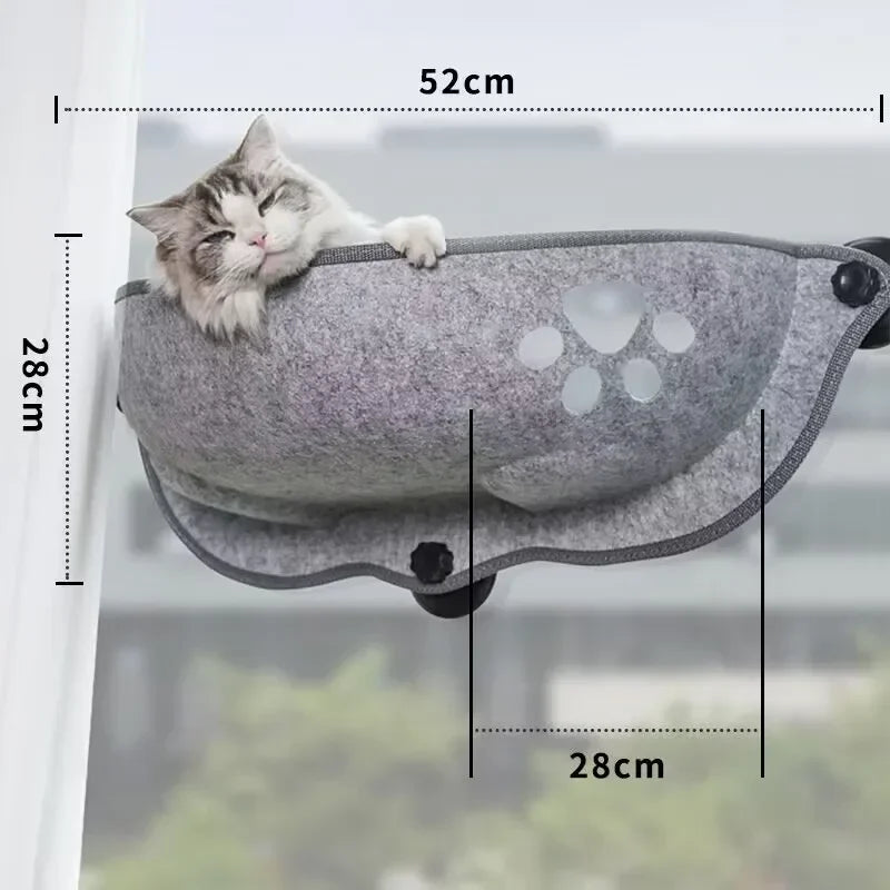 Cat Window Hammock with Cushion