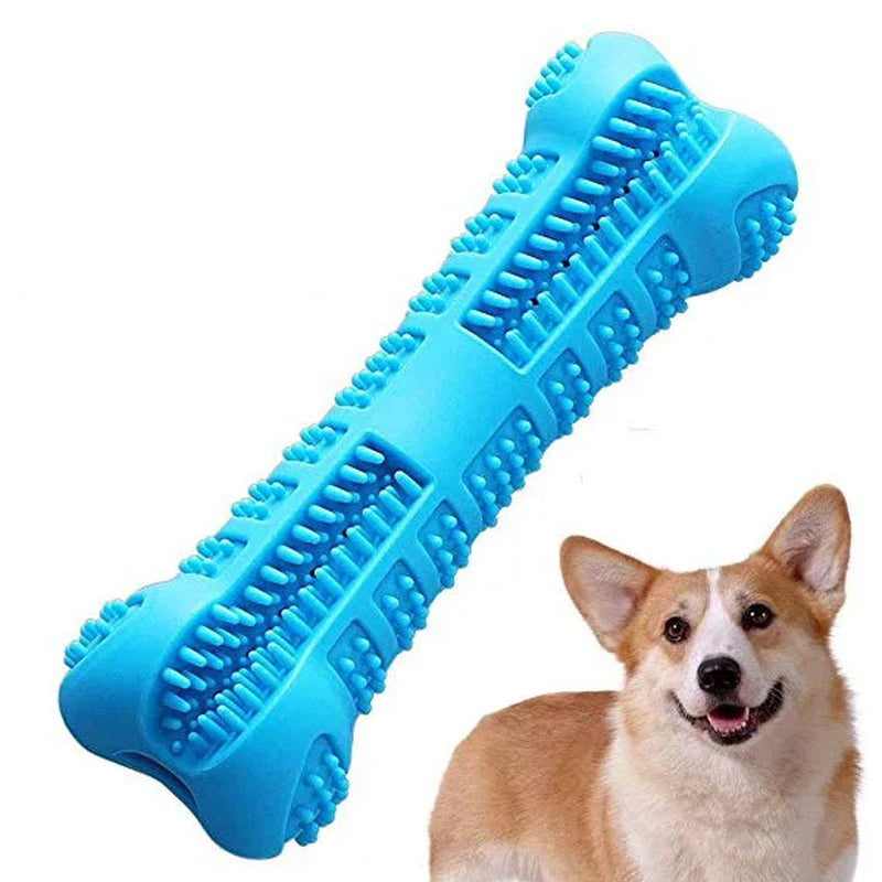 Soft Rubber Dog Toothbrushes Puppy Chew Toys Dog Brush Stick 360 Degree