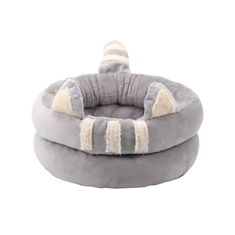 Soft Cat Ear Nest Pad, Warm Basket Cushion