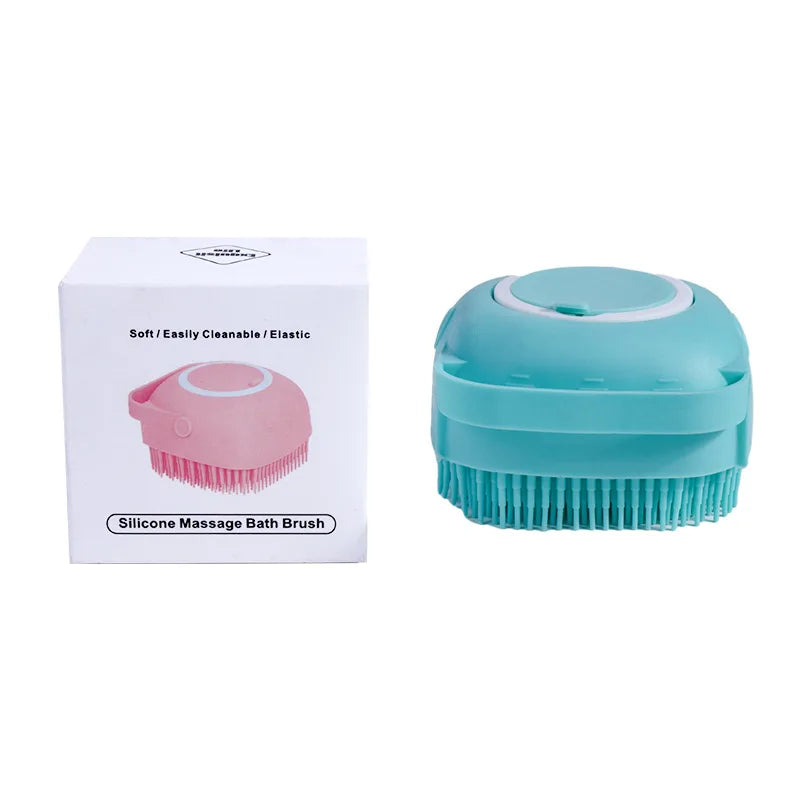 Silicone Bath Brush for Small and Large Dog 