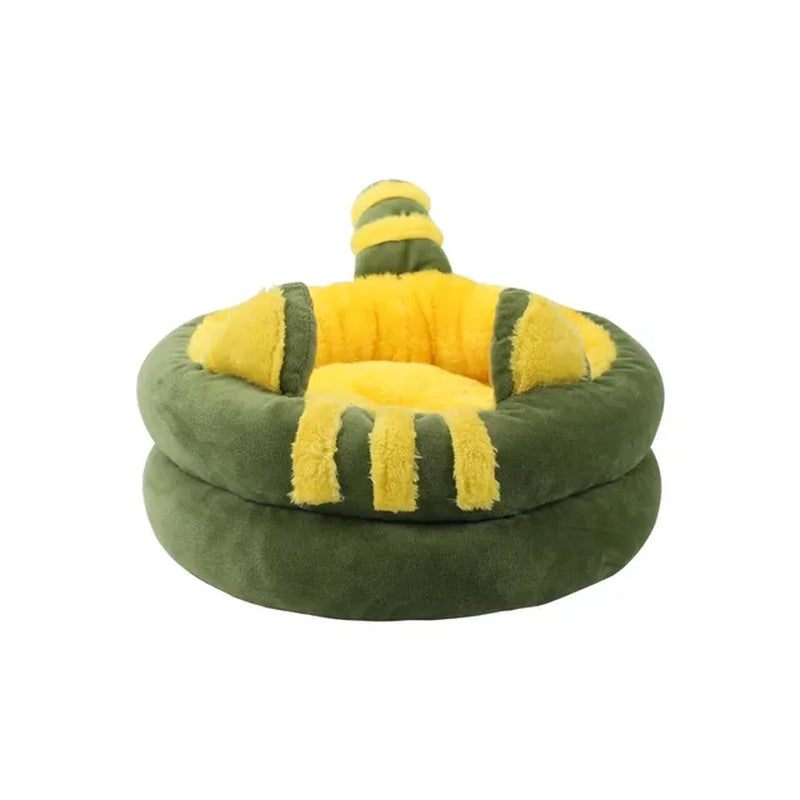 Soft Cat Ear Nest Pad, Warm Basket Cushion