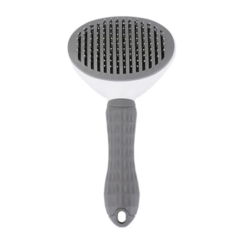 Pet Dog Hair Brush - Stainless Steel Comb for Long Hair Dogs