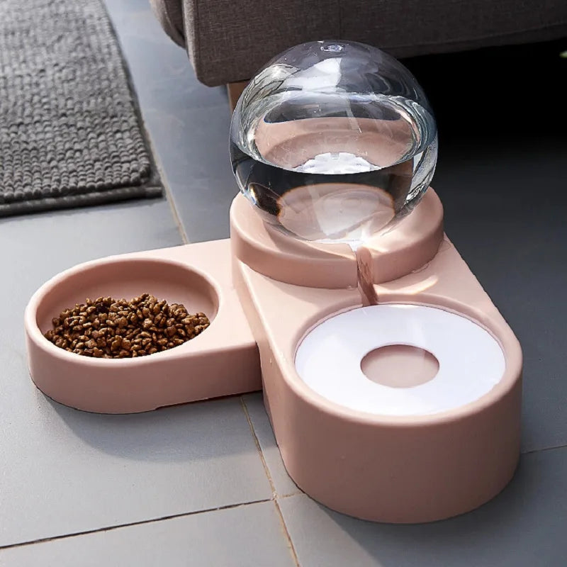 New Bubble Pet Dog Bowls, Water Fountain Automatic Pet Feeder