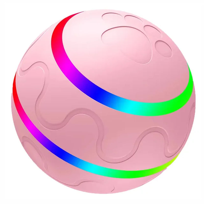 Smart Interactive Dog Wicked Ball Toy Light up LED